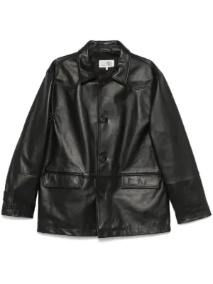 Yohji Yamamoto x Neighborhood レザージャケット | ブラック