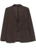 Tagliatore mini-check blazer - Brown