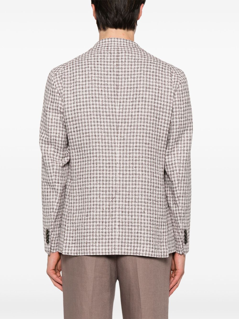 TAGLIATORE CHECK-PATTERN BLAZER