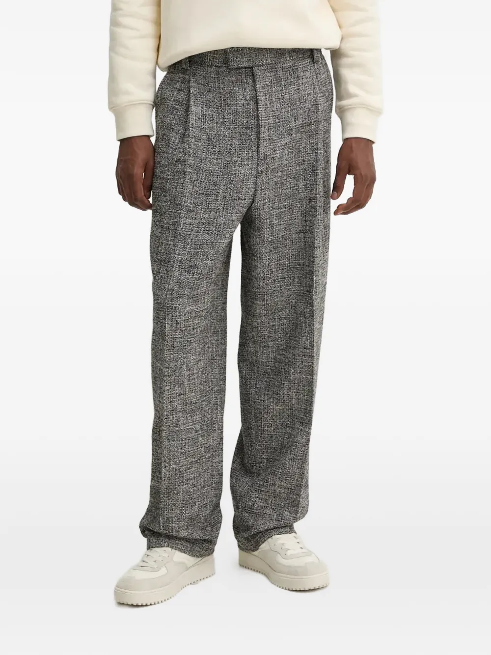 HUGO textured trousers | Grey | Image 1