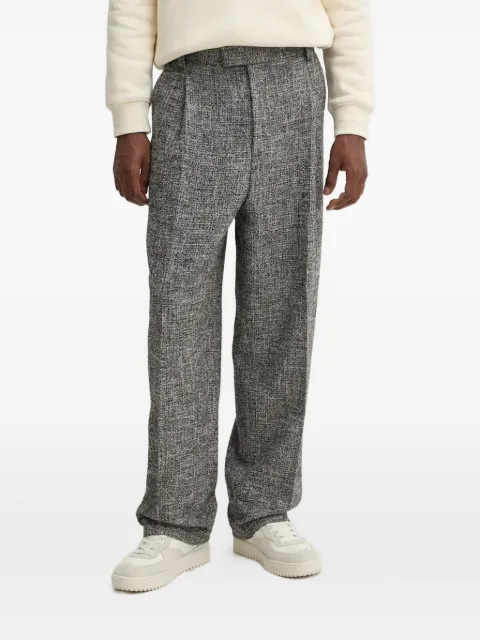 HUGO textured trousers