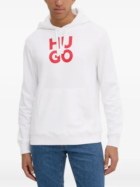 HUGO logo-print hoodie