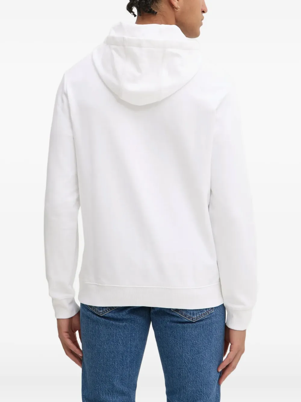 HUGO Hoodie met logoprint Wit