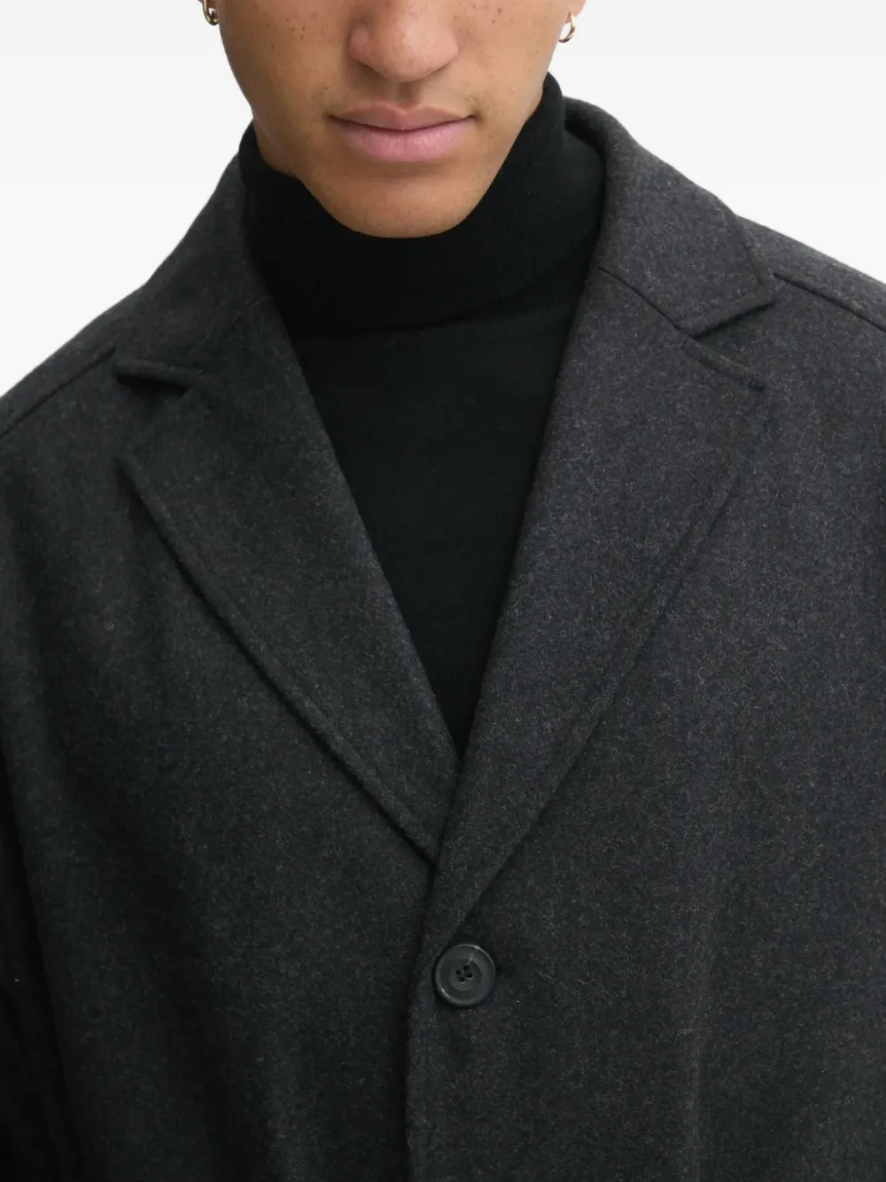 HUGO Jas met enkele rij knopen Grijs