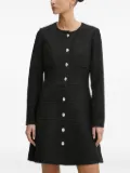 HUGO tweed button-front dress - Black