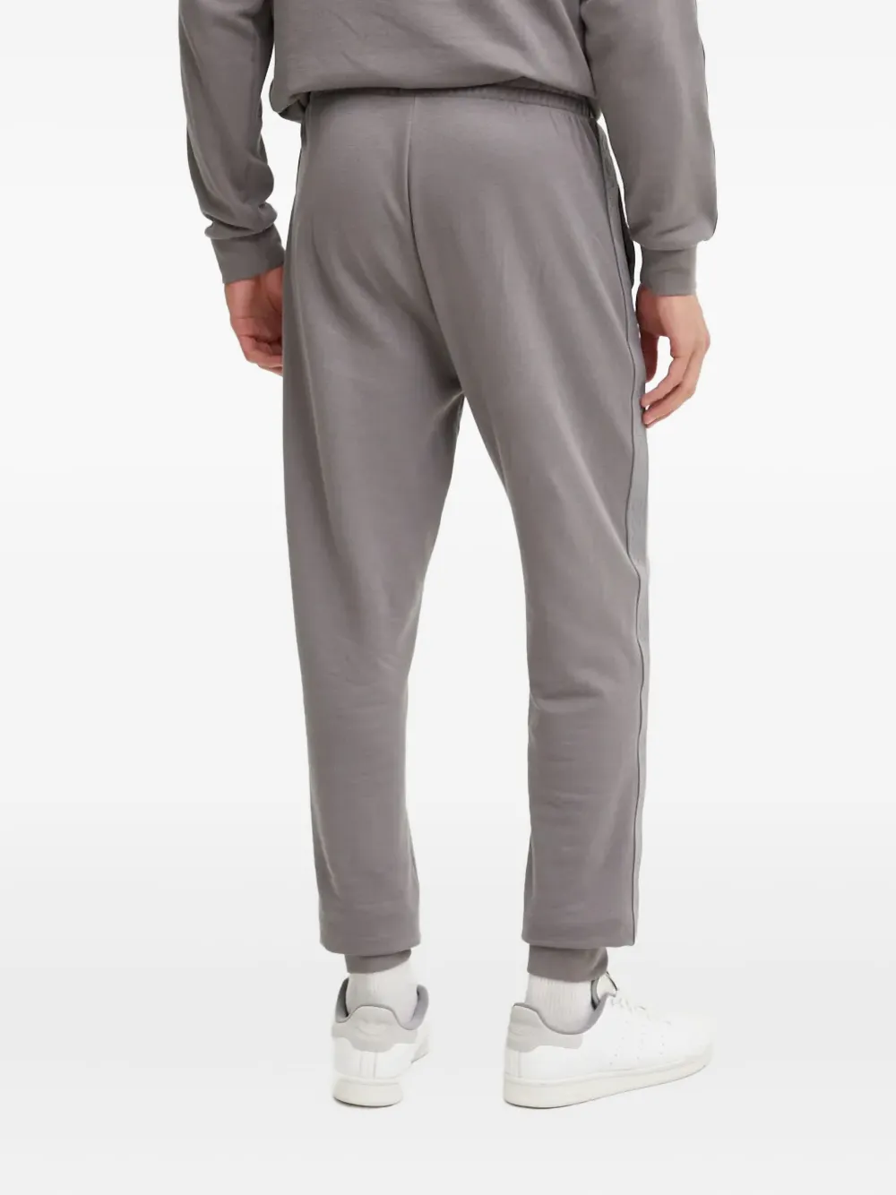 Hugo Boss Logo-embroidered Pants In Gray