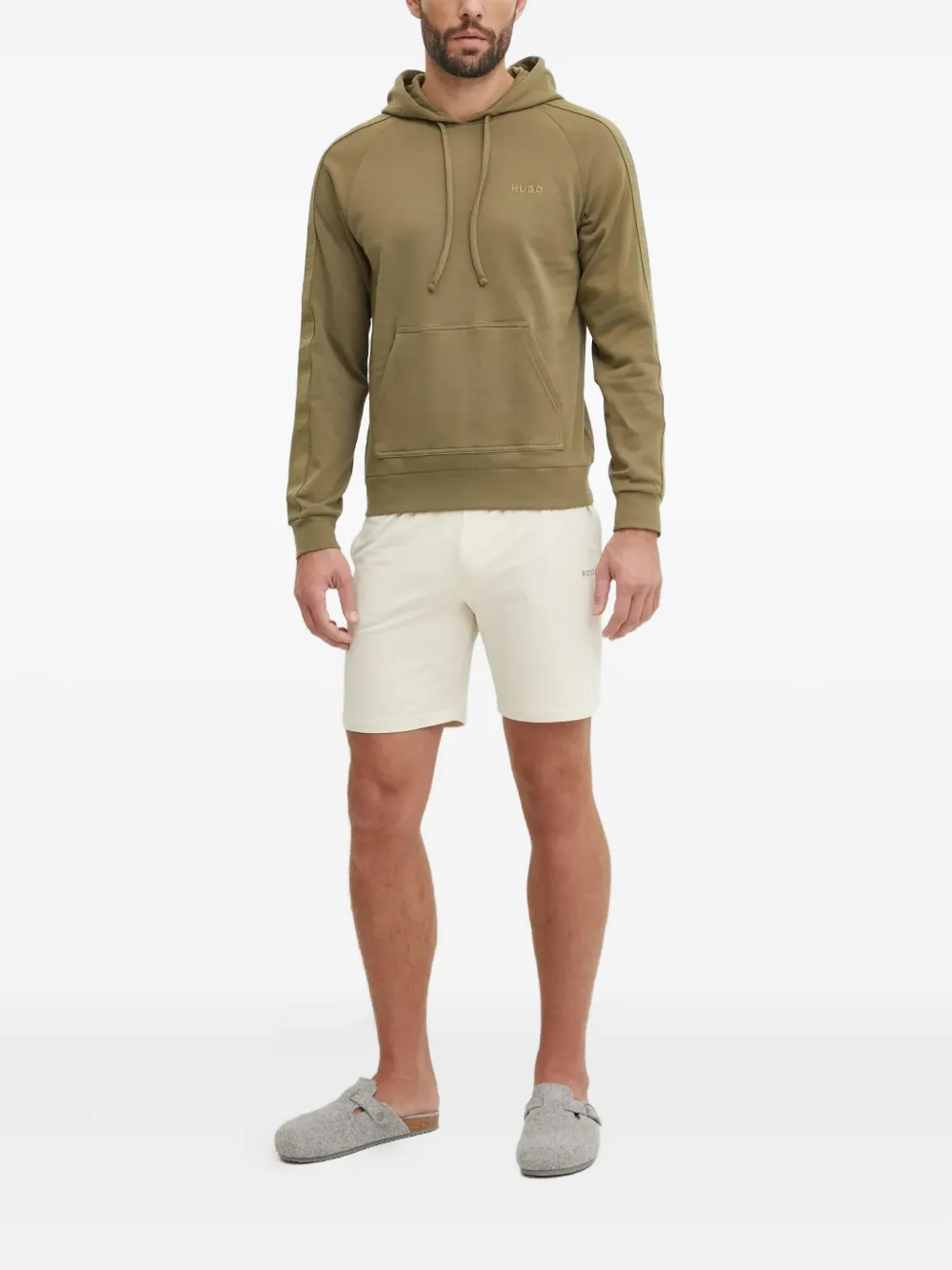 HUGO sudadera con capucha y logo bordado | Hoodies | Image 2