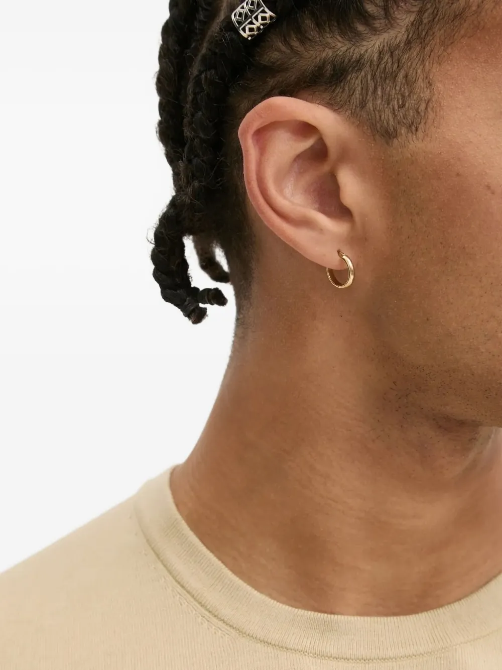 HUGO Trui met ronde hals en lange mouwen Beige