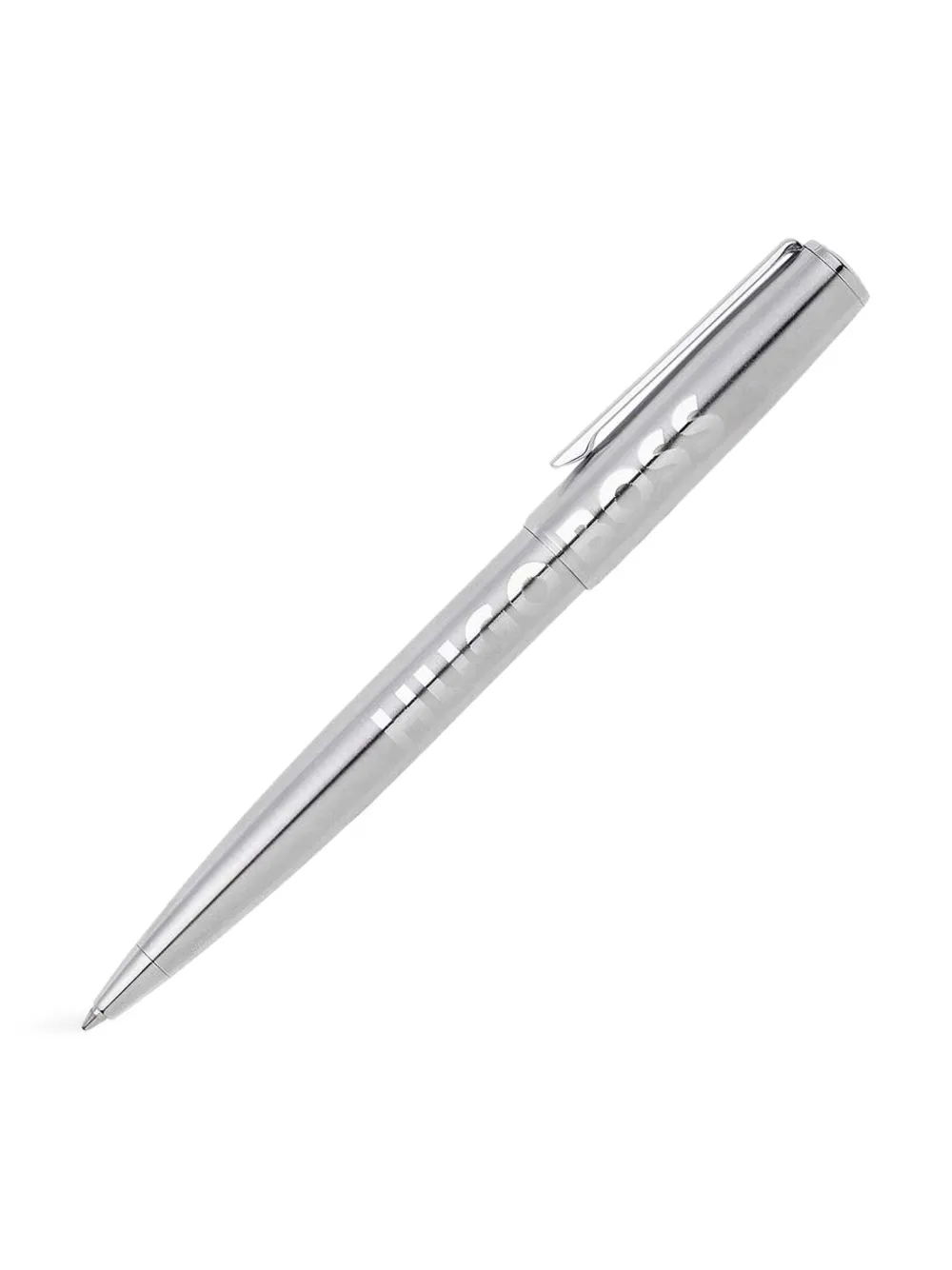 HUGO logo-engraved ballpoint pen | Silver | Image 1