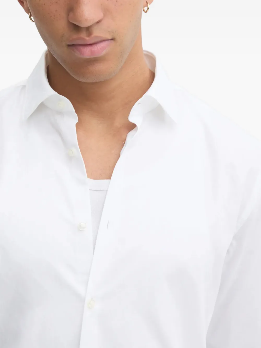 Hugo Boss Button-fastening Shirt In White