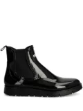 HUGO glossy chelsea boots - Black