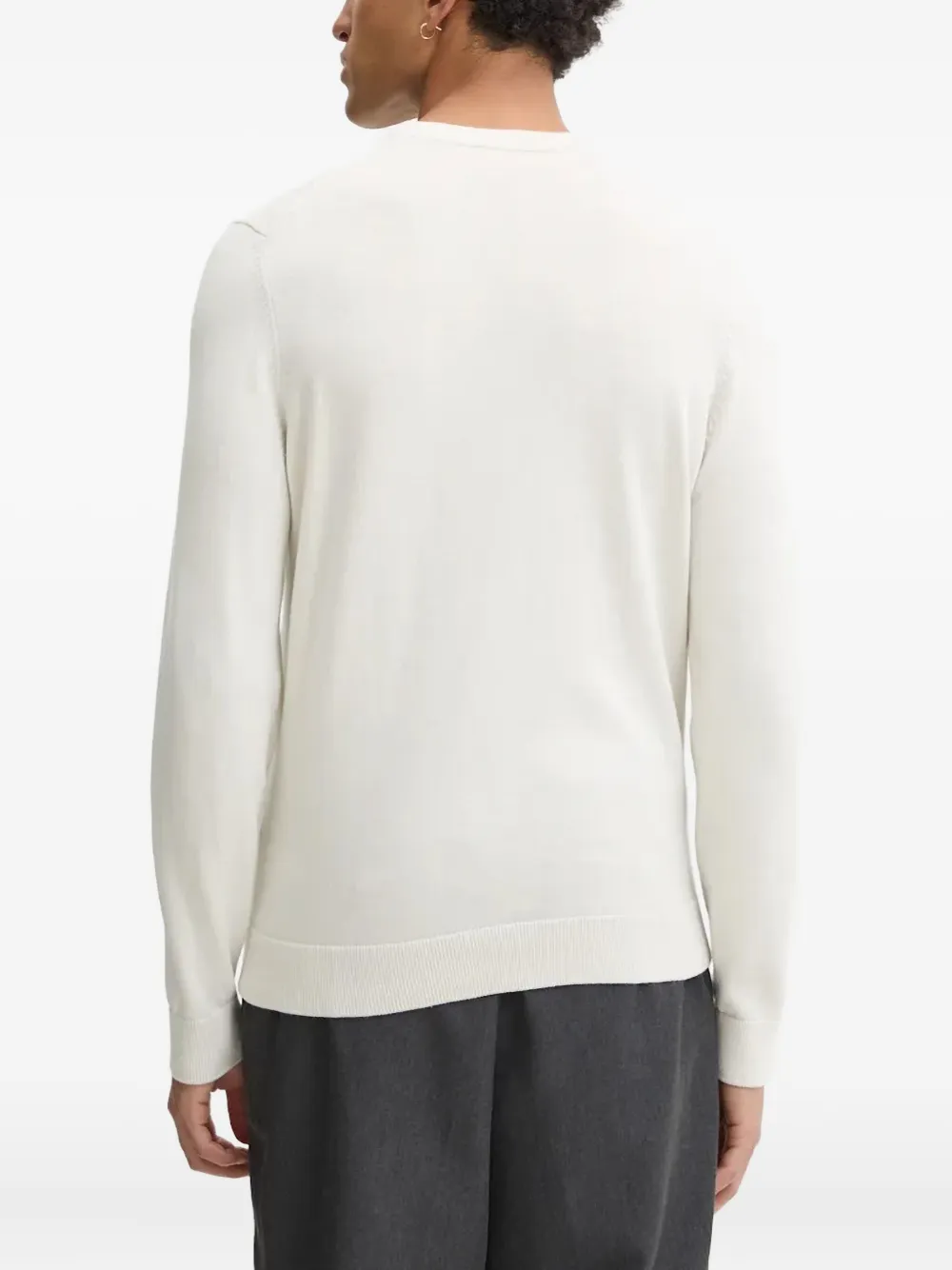 HUGO logo-patch cotton sweater | Knitted Sweaters | Image 2
