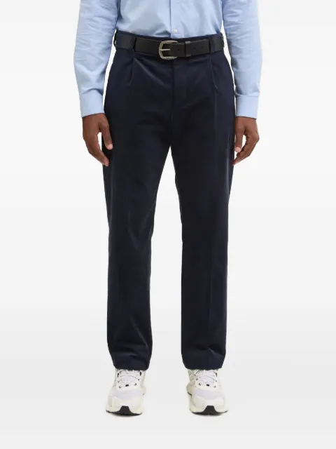 HUGO Ribfluwelen plooibroek