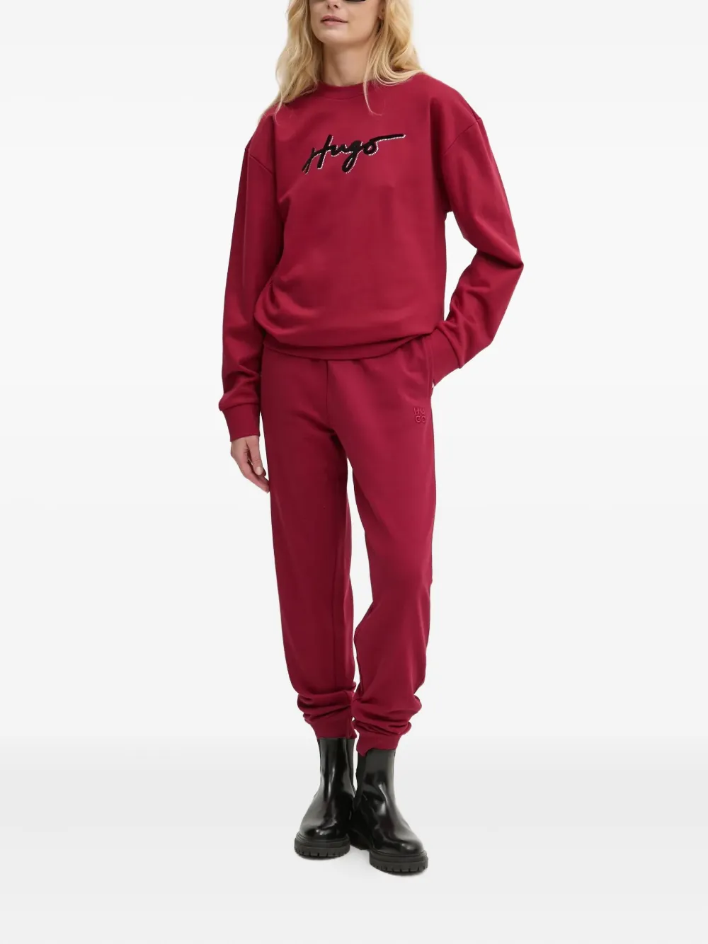 HUGO sudadera con logo de apliques | Sudaderas | Image 2