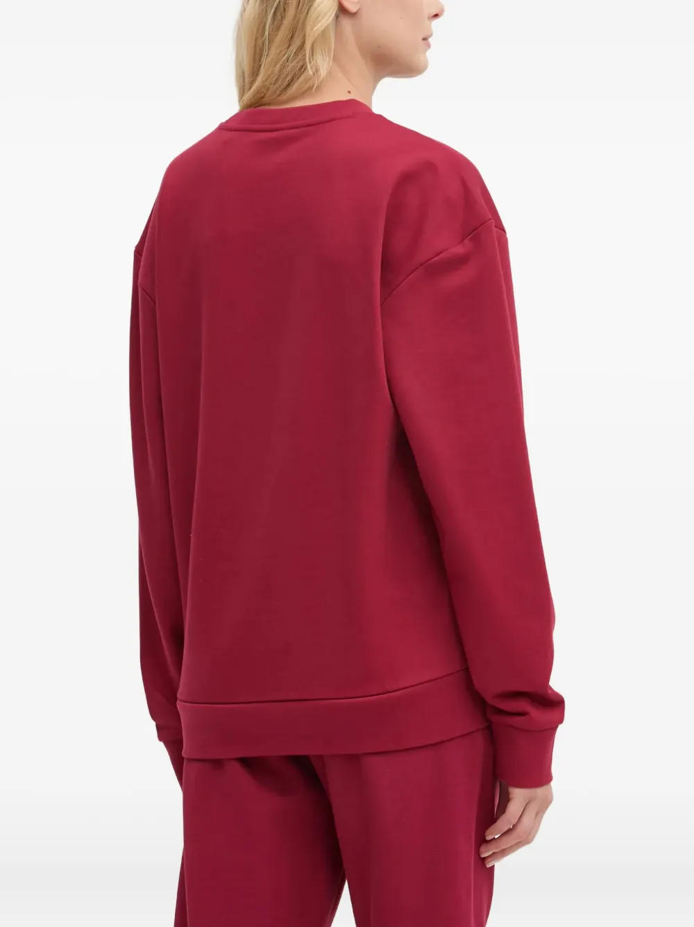 HUGO Sweater met logo Rood