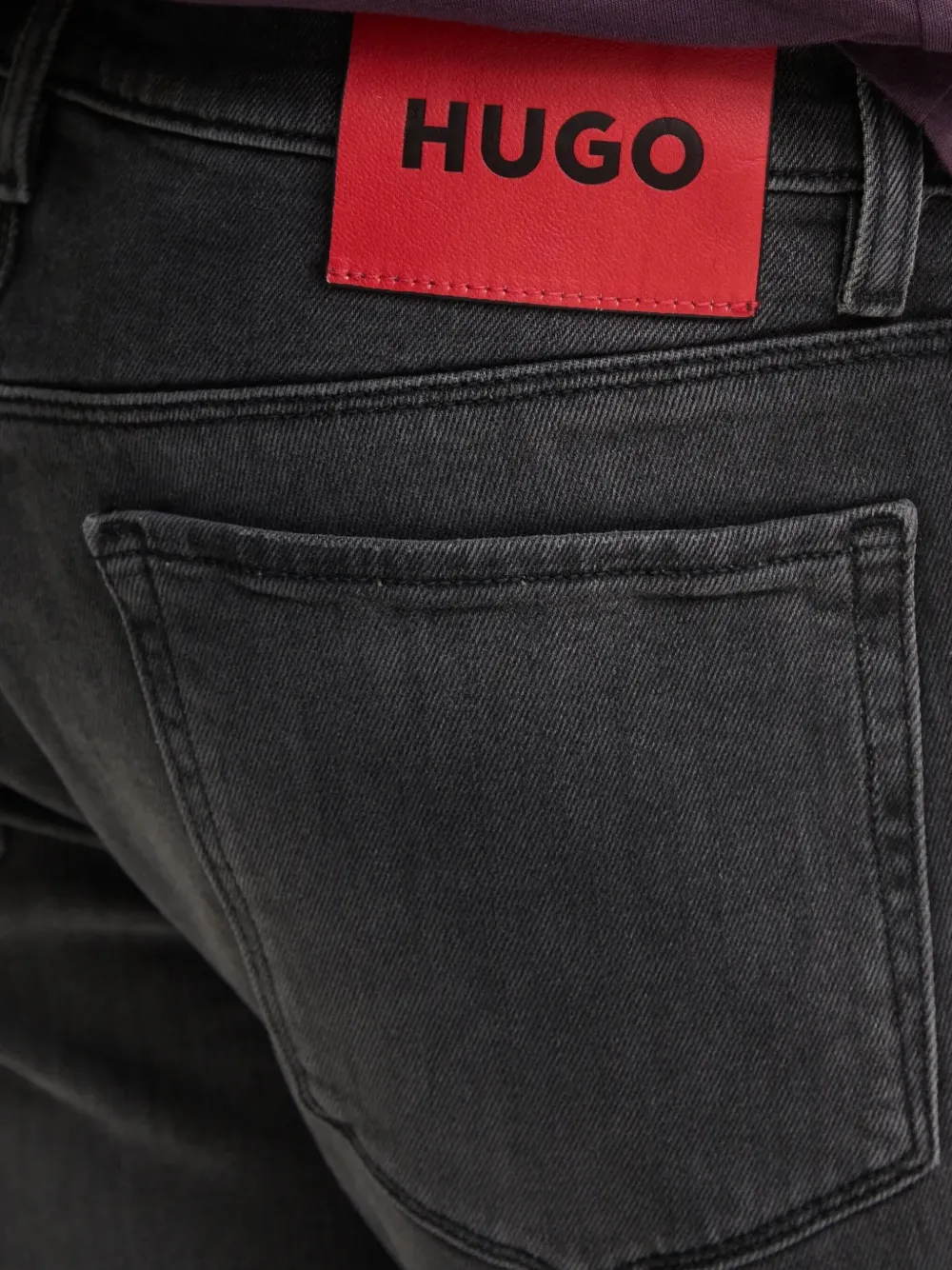 Hugo Boss Button-fastening Jeans In Gray