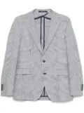 Tagliatore plaid-check blazer - White