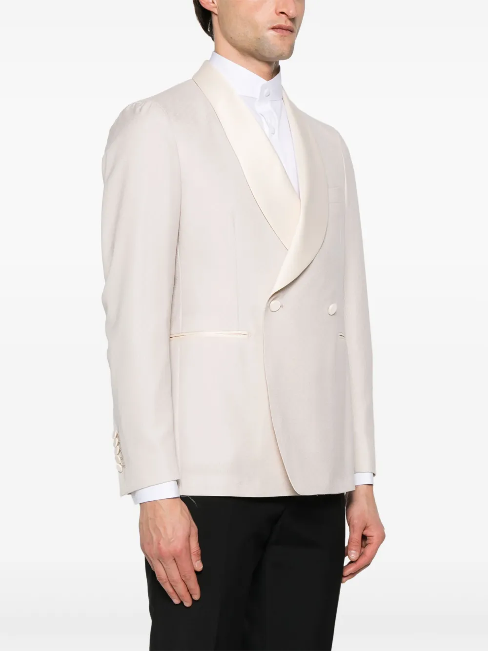 TAGLIATORE PATTERNED-JACQUARD BLAZER