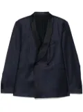 Tagliatore patterned-jacquard blazer - Blue