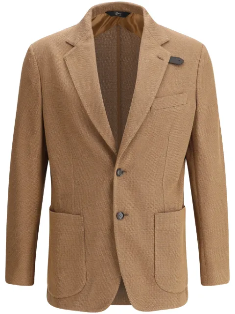 Brioni blazer de tejido jersey