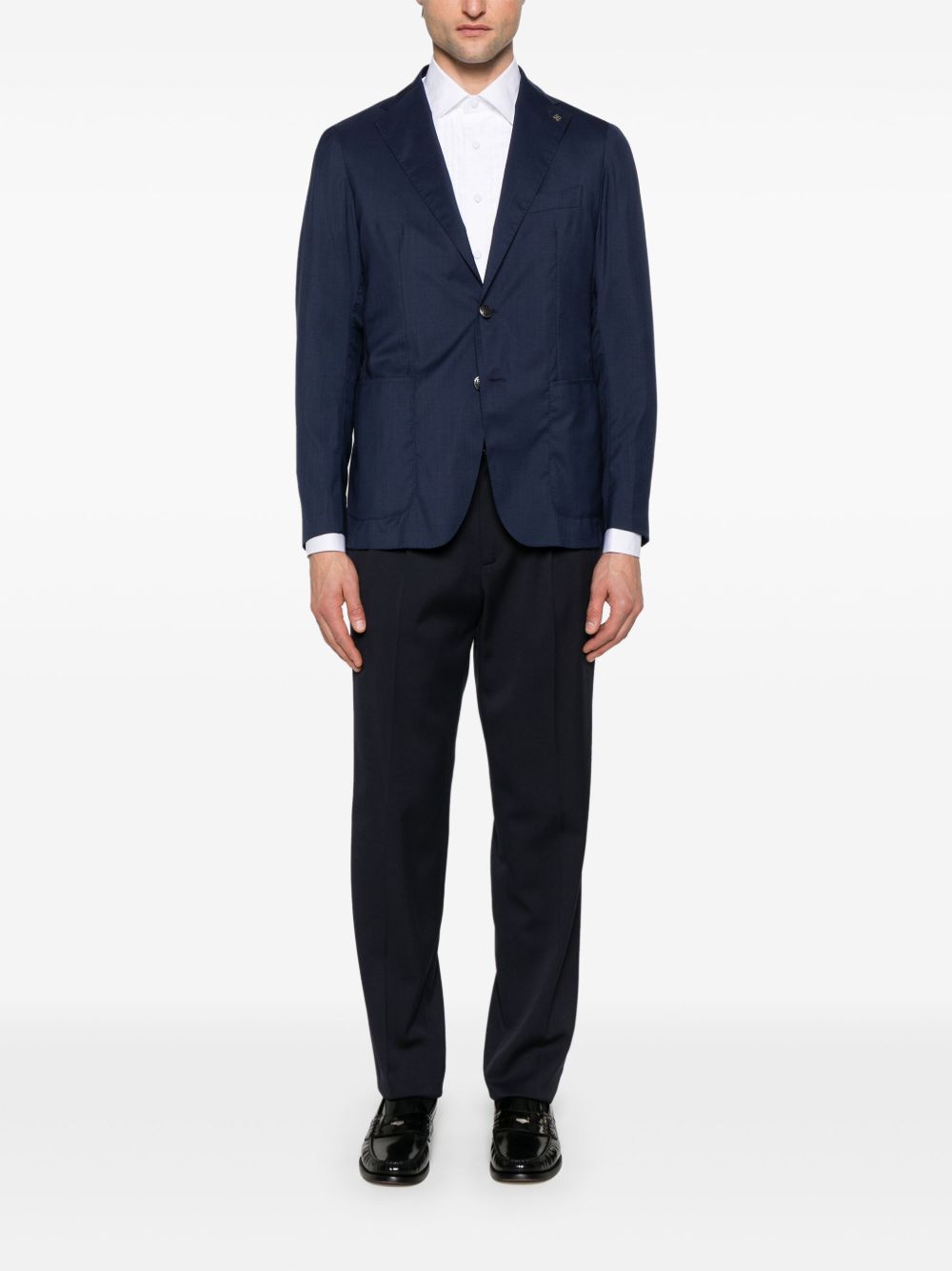 Tagliatore single-breasted blazer - Blauw