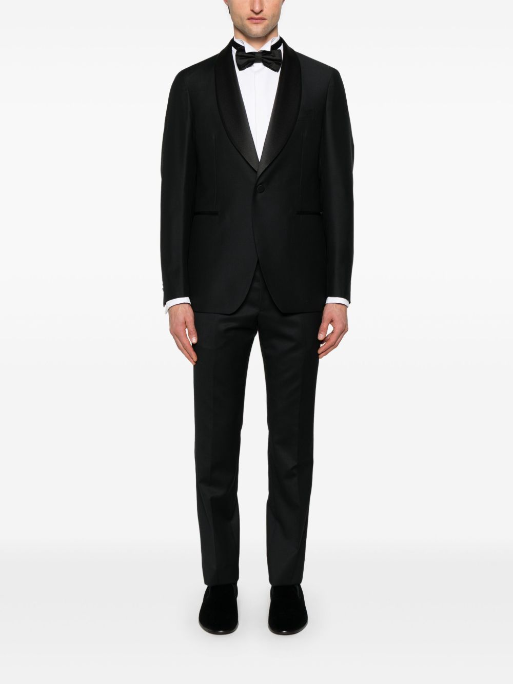 Tagliatore shawl-lapels blazer - Zwart