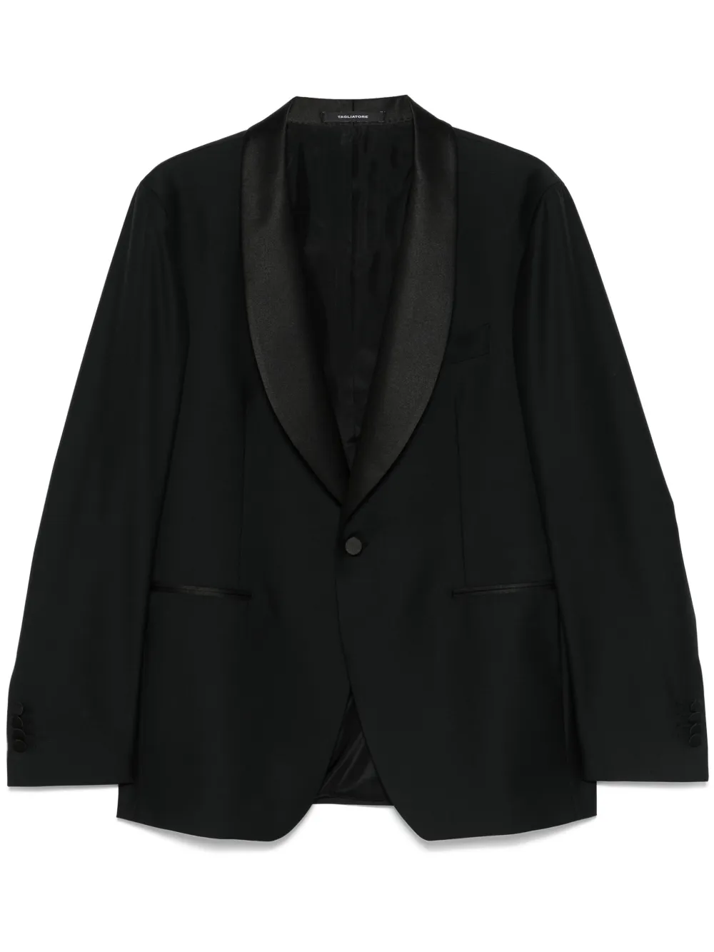 Tagliatore blazer con cuello esmoquin | negro | Image 1