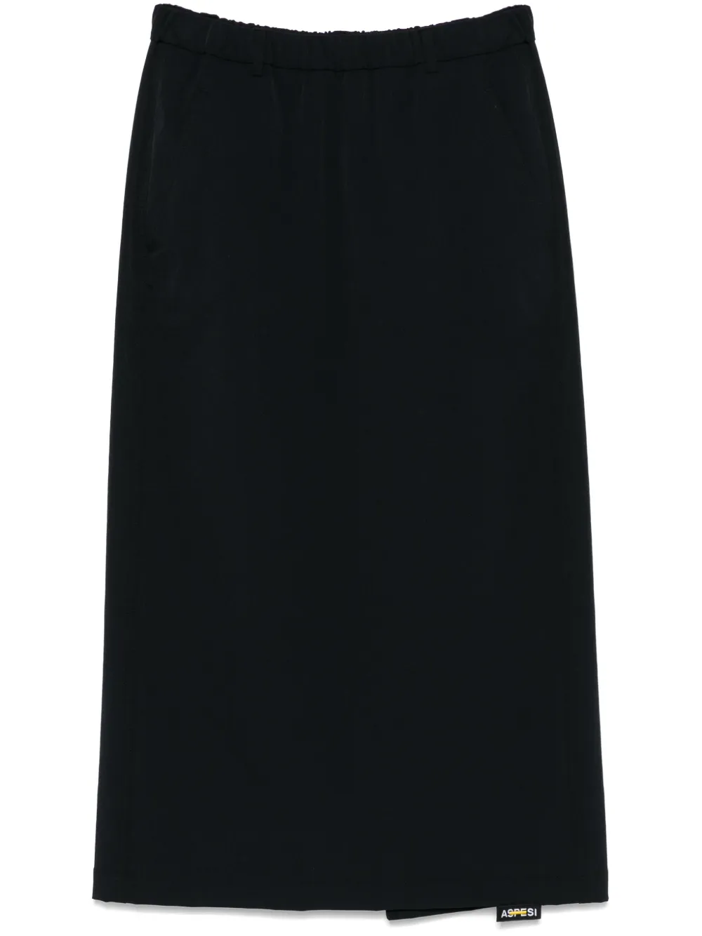 French terry maxi skirt