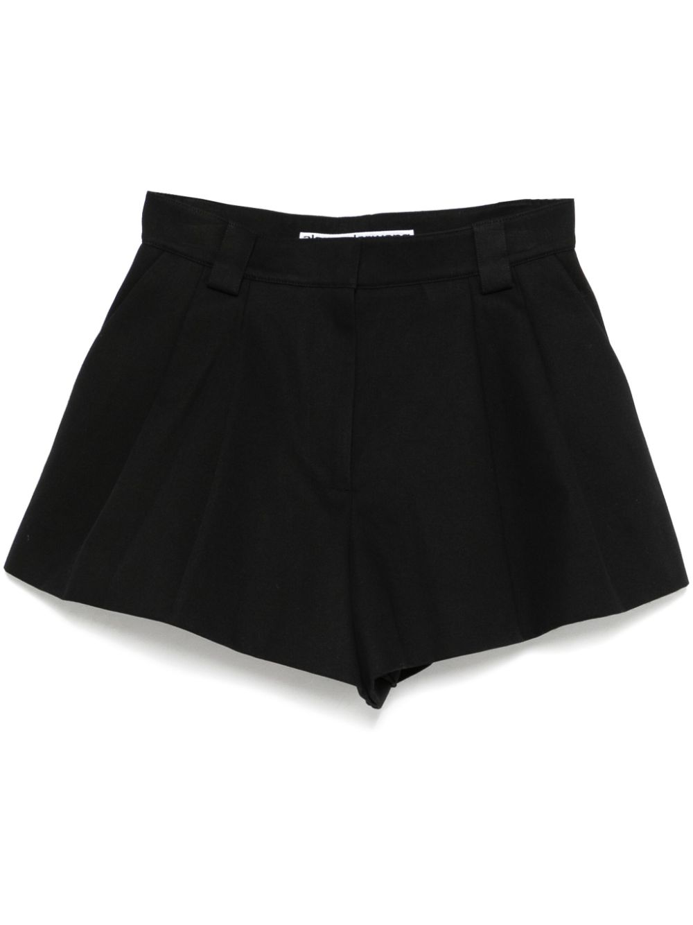 double-pleat shorts