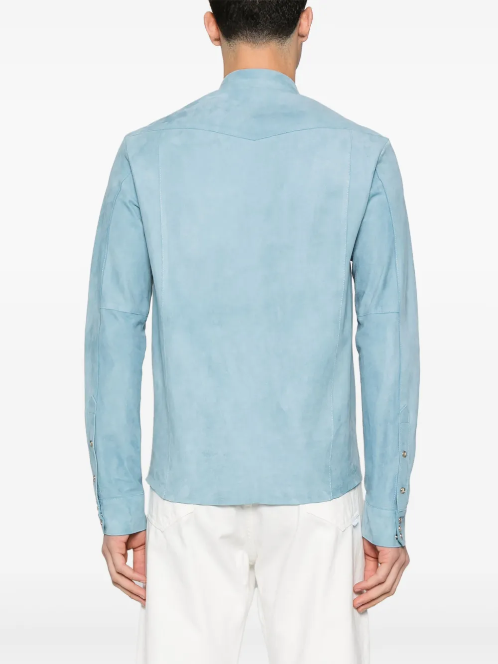 Tagliatore Wayne overhemd Blauw