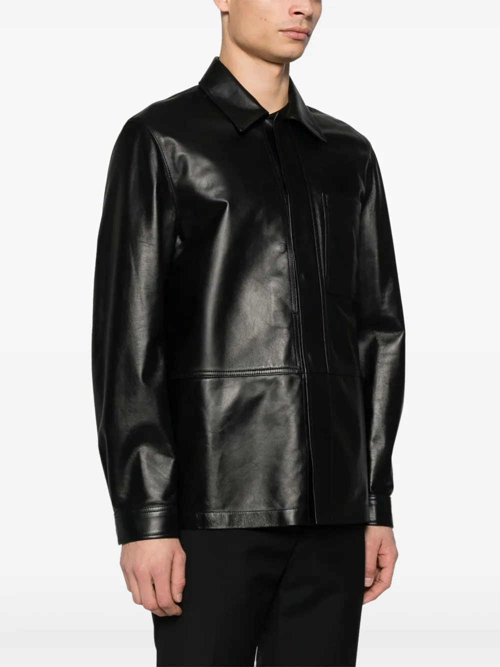 Shop Tagliatore Daniel Jacket In Black