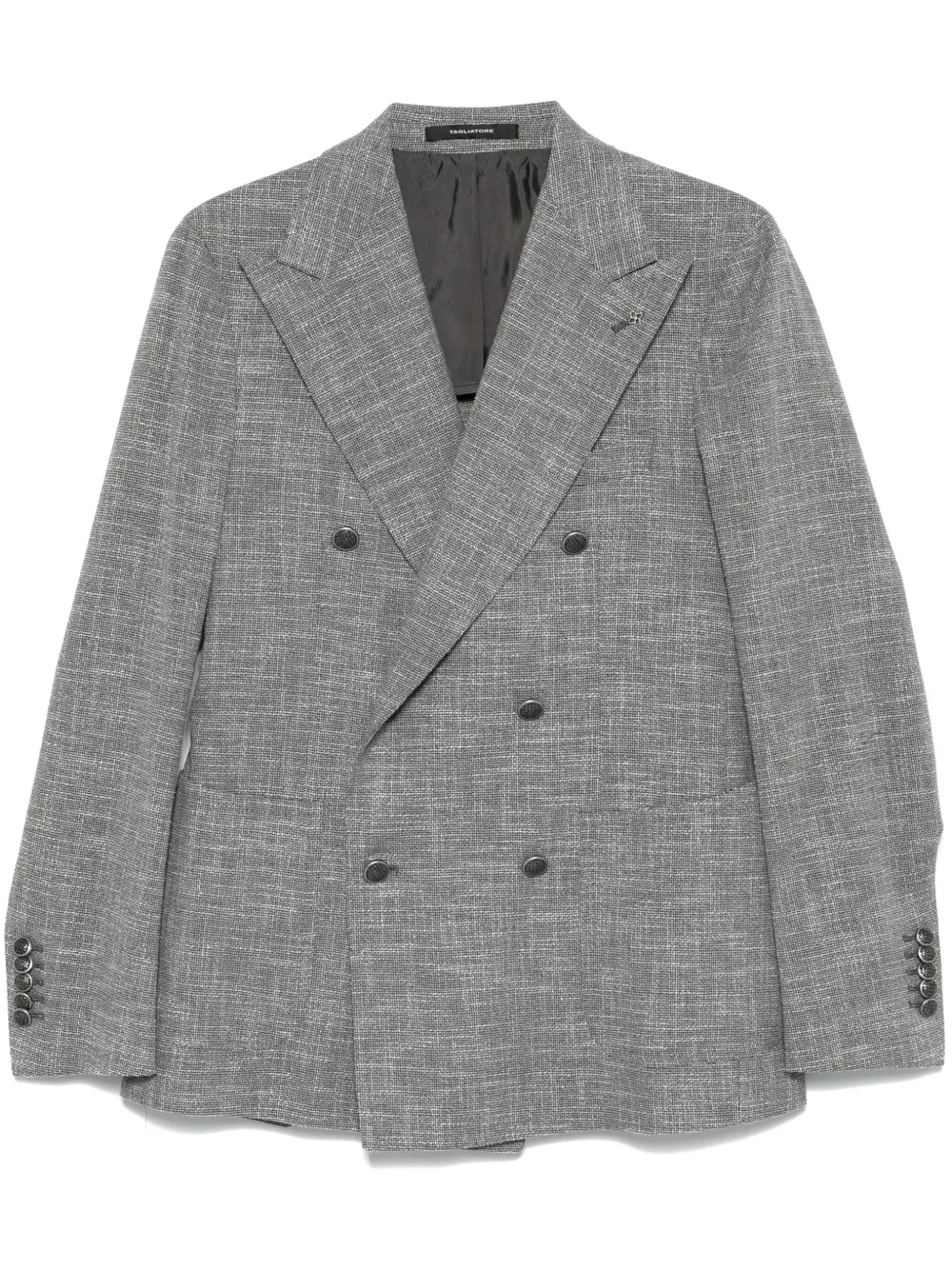 Tagliatore Bouclé blazer Grijs