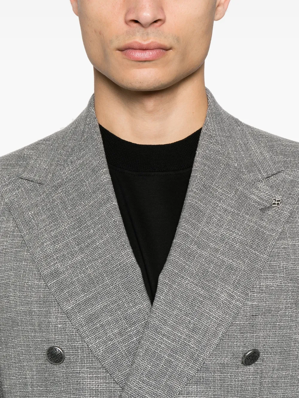 Tagliatore Bouclé blazer Grijs