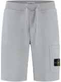 Stone Island Compass-badge track shorts - Grey