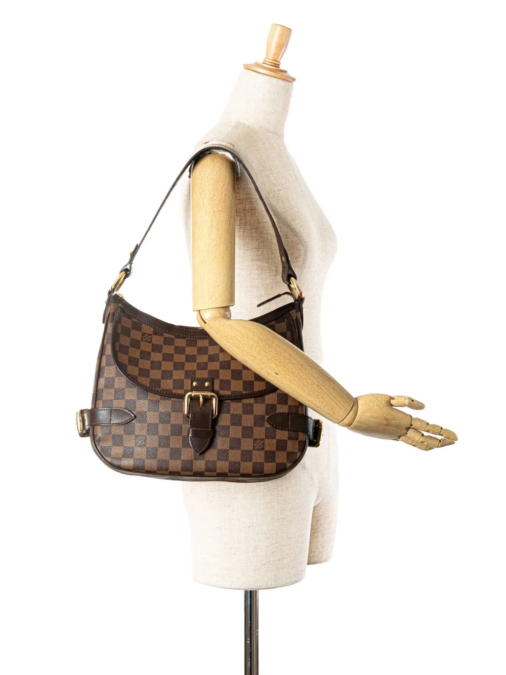 Louis Vuitton Pre-Owned 2008 Damier Ebene Highbury shoulder bag - Bruin