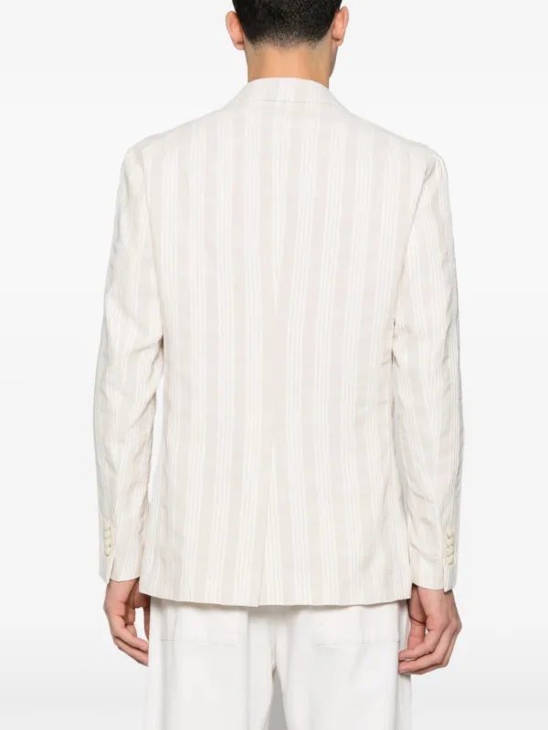 Tagliatore ストライプジャケット Tagliatore ストライプ ジャケット | ニュートラル | FARFETCH JP