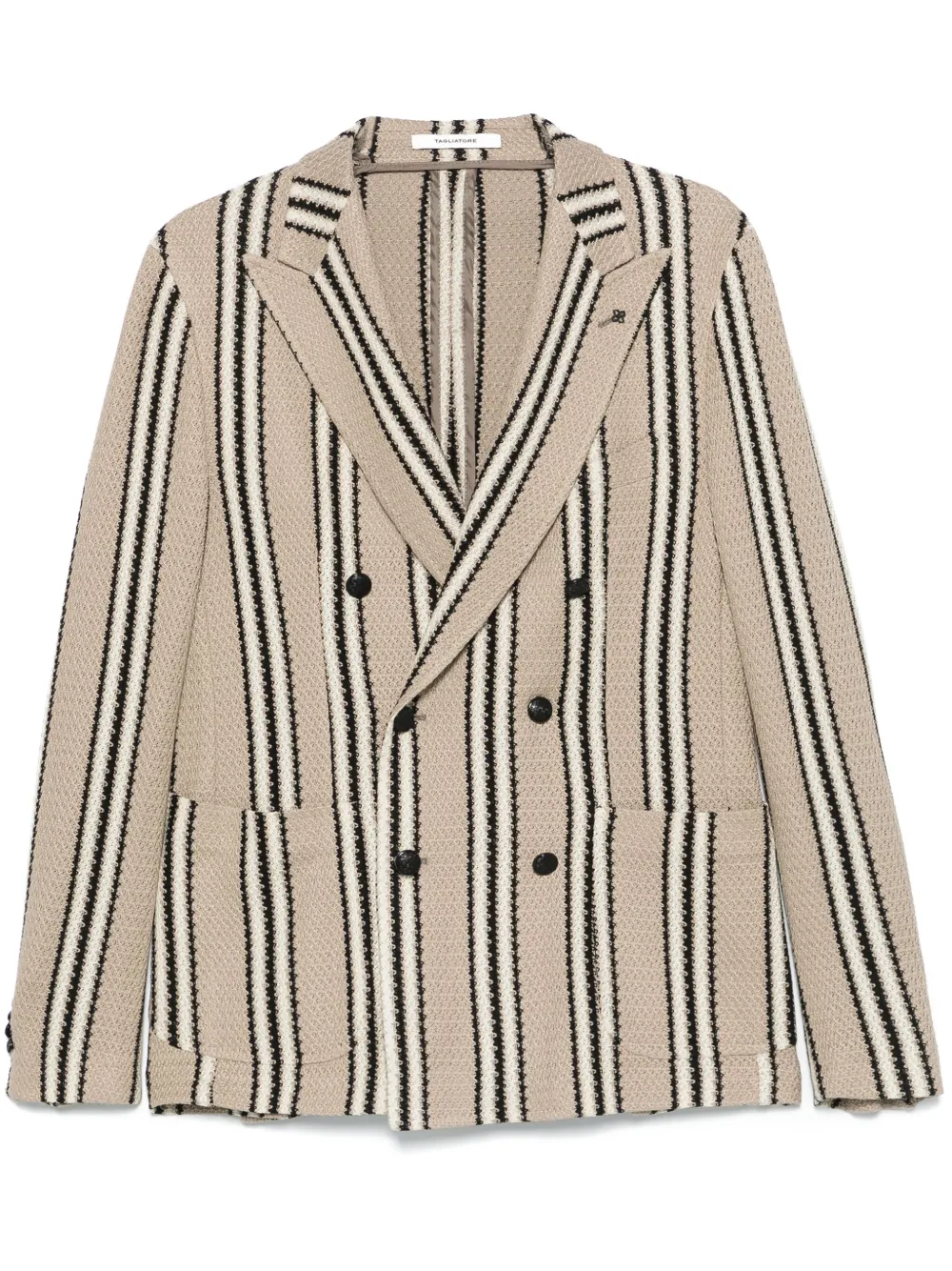 Tagliatore striped blazer | Neutrals | Image 1
