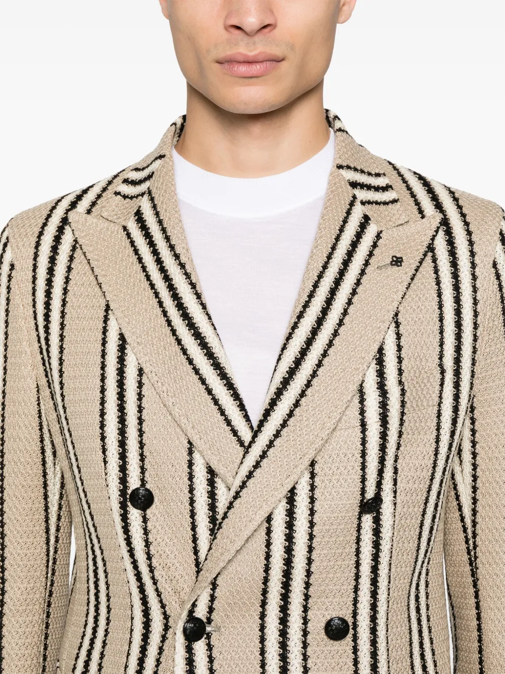 Tagliatore ストライプ ジャケット | ニュートラル | FARFETCH JP