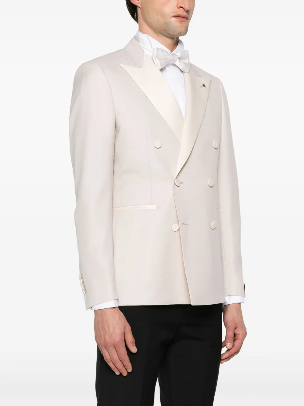 TAGLIATORE PATTERNED-JACQUARD BLAZER