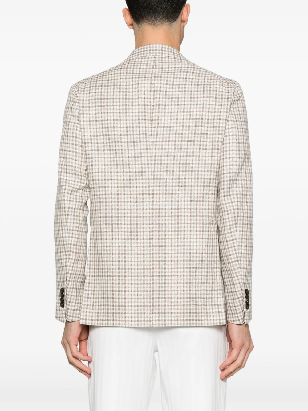 TAGLIATORE CHECKED BLAZER