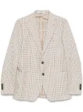 Tagliatore checked blazer - White