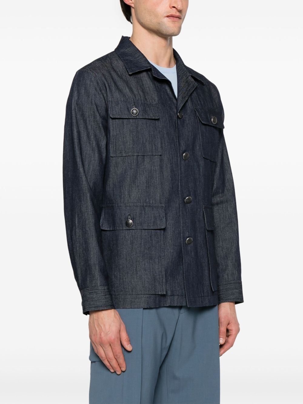 TAGLIATORE COTTON SHIRT JACKET