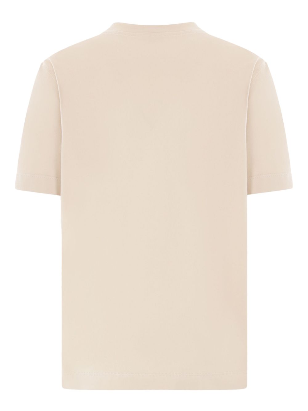 Brunello Cucinelli stitch-detailed T-shirt - Beige