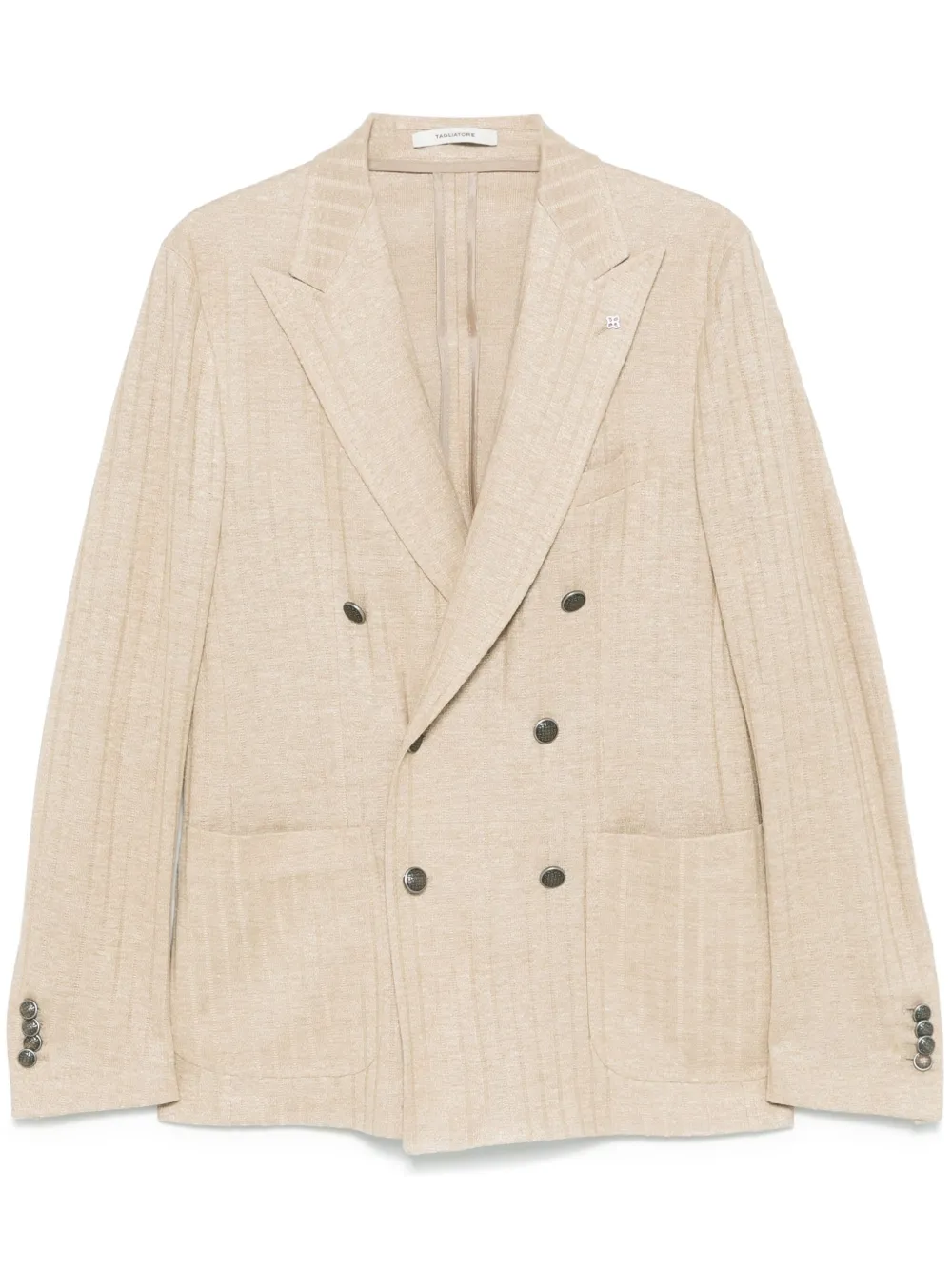 Tagliatore knitted blazer | Neutrals | Image 1