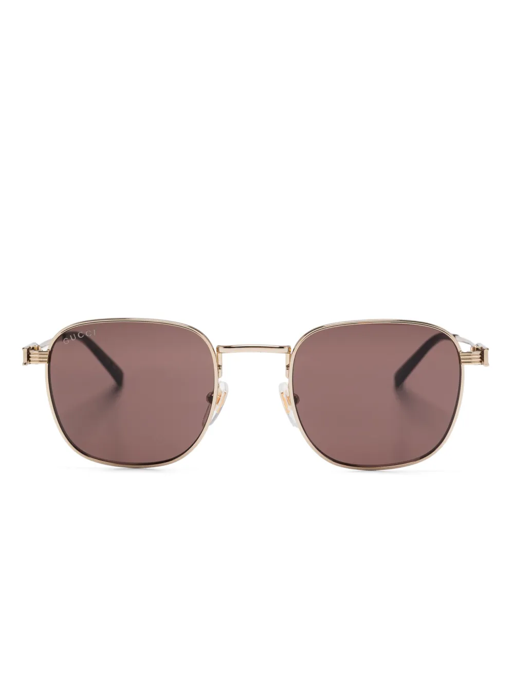 Gucci Eyewear square-frame sunglasses | Gold | Image 1