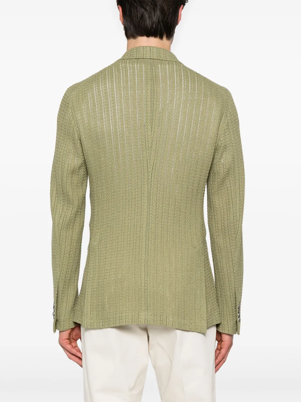 Tagliatore Gebreide blazer Groen