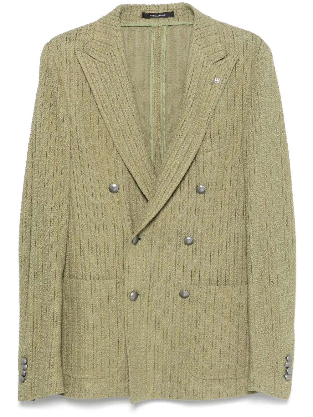 Tagliatore Gebreide blazer Groen