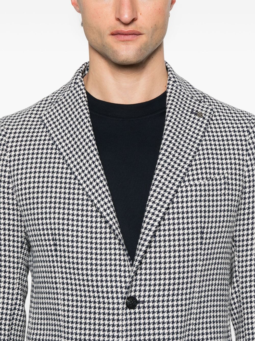 TAGLIATORE HOUNDSTOOTH-PATTERN BLAZER