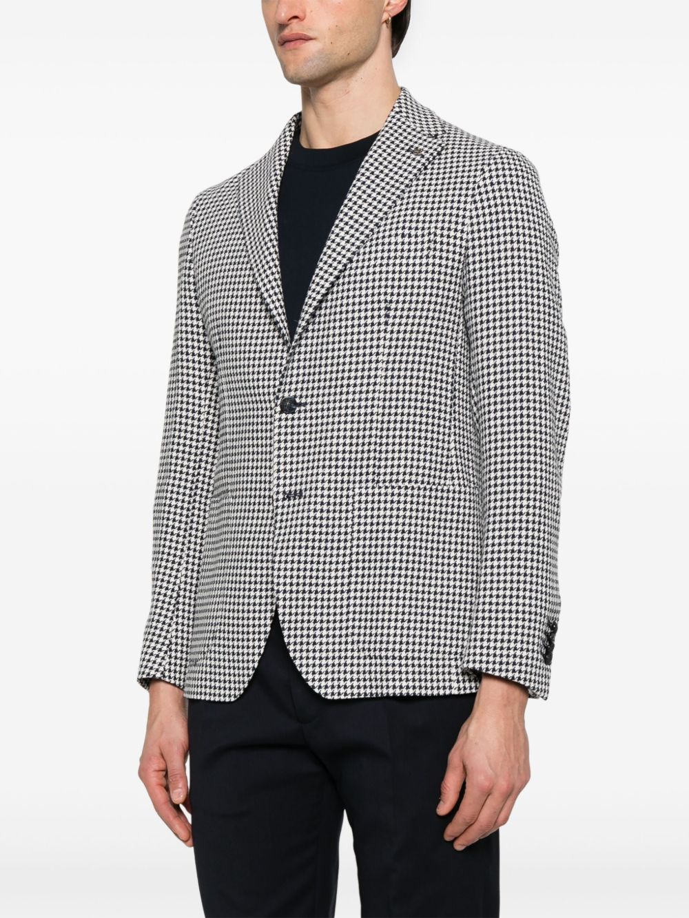 TAGLIATORE HOUNDSTOOTH-PATTERN BLAZER