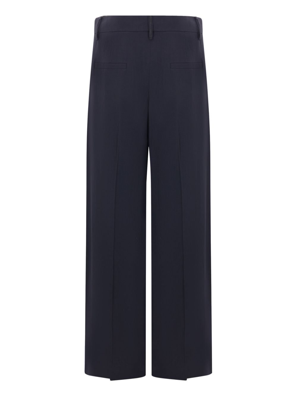 Brunello Cucinelli pleated twill trousers - Blauw